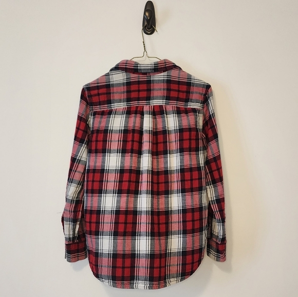 Joe Fresh Small Plaid Long Sleeve Shirt - Picture 2 of 3